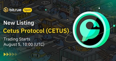 Cetus Protocol to Be Listed on Bitrue on August 5th