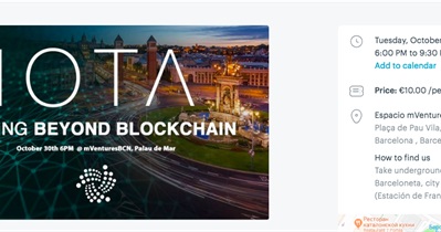 IOTA Barcelona Meetup, Spain
