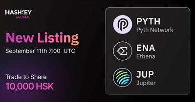 Jupiter to Be Listed on HashKey Global on September 11th