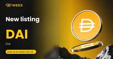 Dai to Be Listed on WEEX