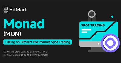 Monad to Be Listed on BitMart Pre-Market