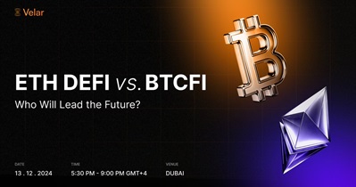 Velar to Participate in ETH DeFi Vs BTCFi: the Ultimate Showdown in Dubai on December 13th
