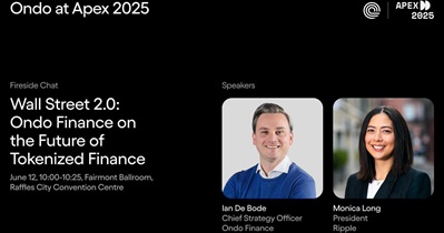 Ondo Finance to Participate in Apex 2025 in Singapore on June 10th